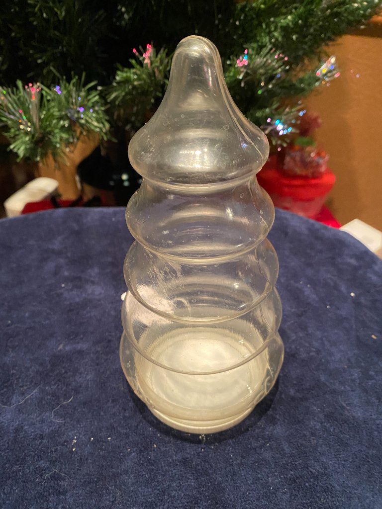 Clear Plastic Christmas Tree Container