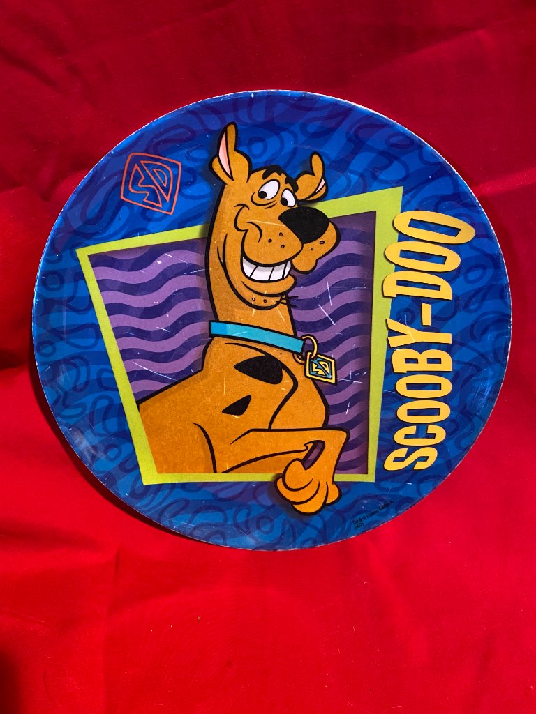 Plastic Scooby-do Plate – Whitney Trading Post