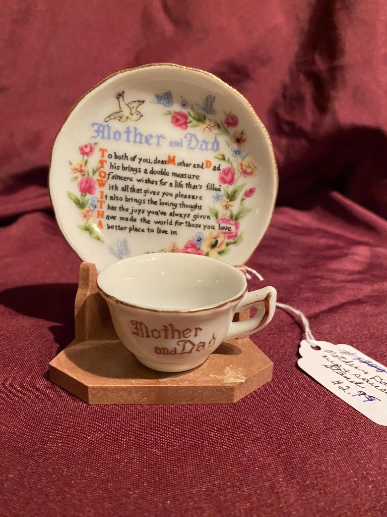 Mother and Dad Cup & Saucer