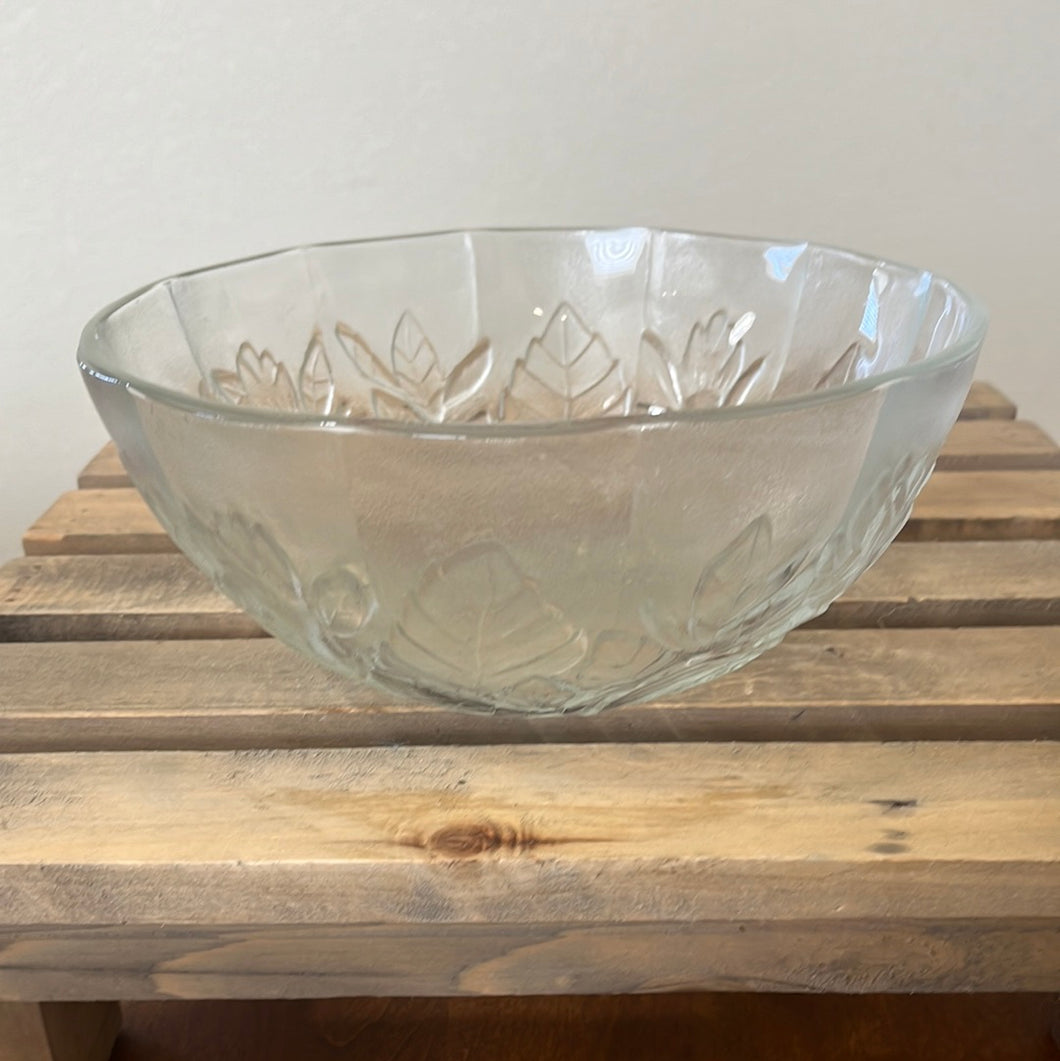 Rose Embossed 9” Serving Bowl