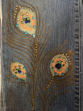 Load image into Gallery viewer, Mixit Peacock Feather Jeans
