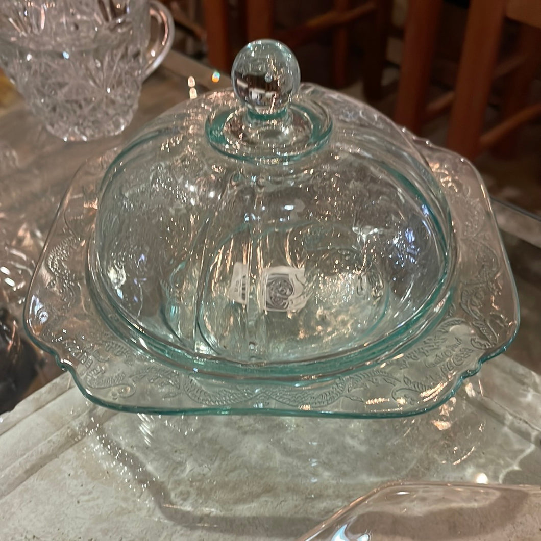 Green Butter Dish