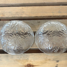 Load image into Gallery viewer, Rose Embossed Glass 5” bowls
