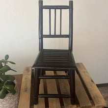 Load image into Gallery viewer, Black little Wooden Chair
