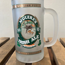 Load image into Gallery viewer, McGuires Frosted Irish Mug - tipsy leprechan
