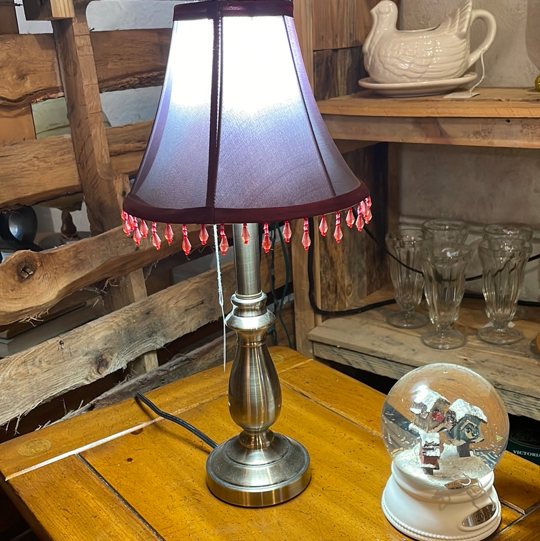 Silver Table Lamp