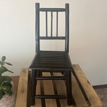 Load image into Gallery viewer, Black little Wooden Chair
