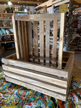 Load image into Gallery viewer, Rustic Wood Crate
