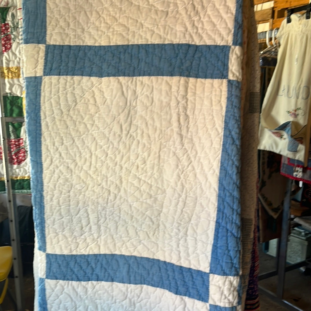 Blue and White Quilt