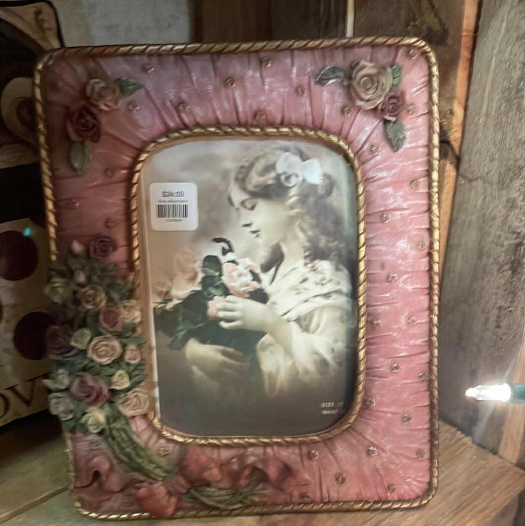 Rose picture frame