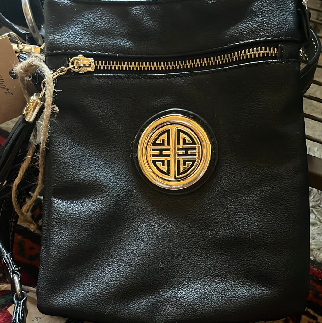 Black crossbody bag