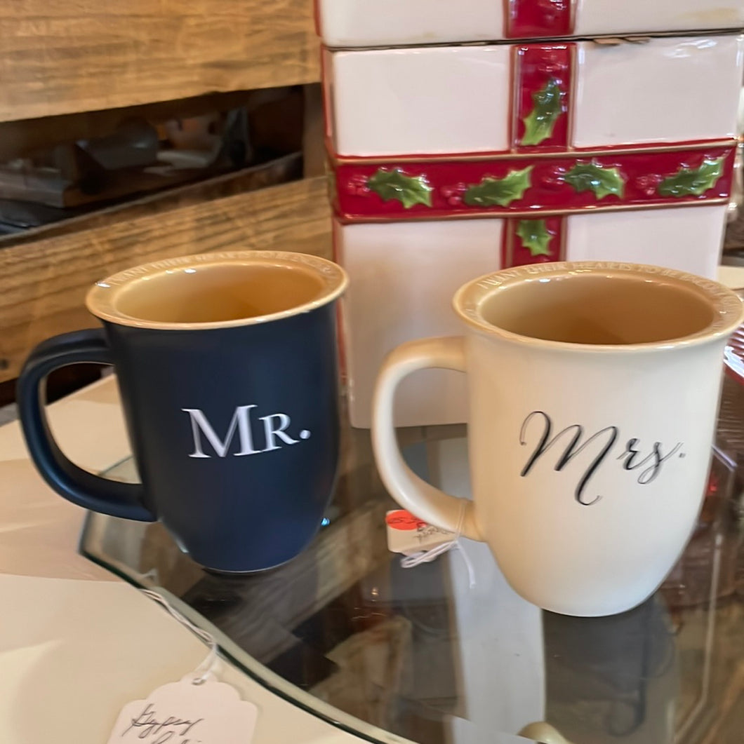 Mr. & Mrs. Coffee Mugs