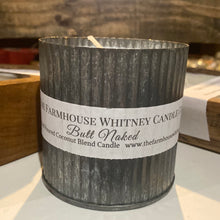 Load image into Gallery viewer, Farmhouse Whitney Tin Candle
