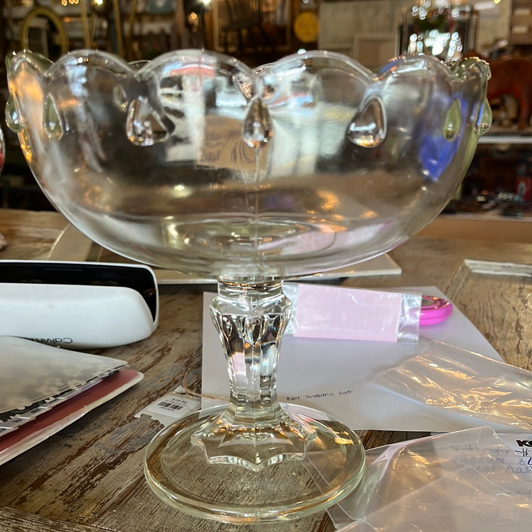 Clear Glass Fruit/Candy bowl