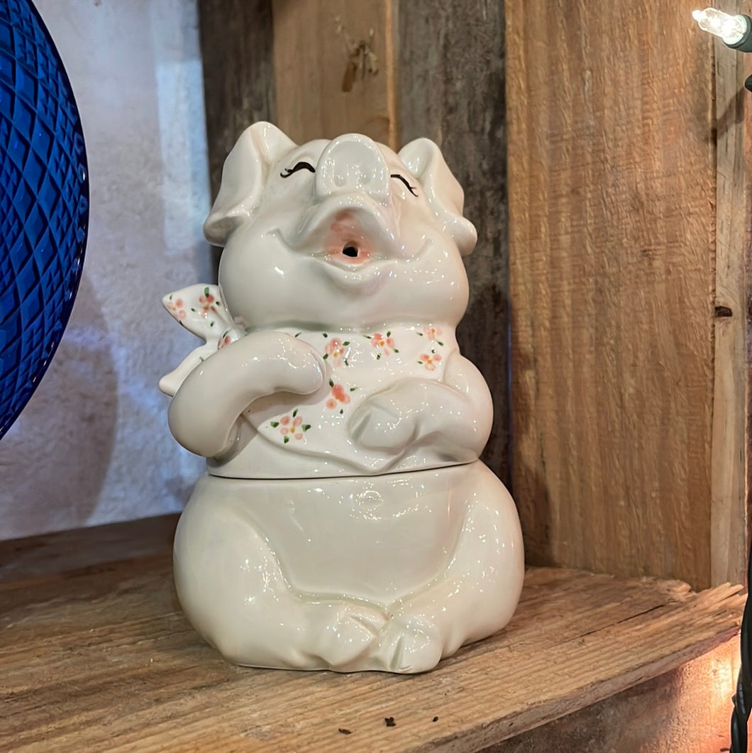 Ceramic Pig Trinket