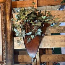 Load image into Gallery viewer, Galvanized wall plant hanger
