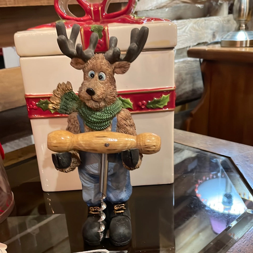 Reindeer Wine Bottle Opener