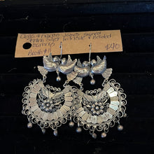 Load image into Gallery viewer, Earrings - Della &amp; Francis James signed intricate &amp; beaded dangle earrings
