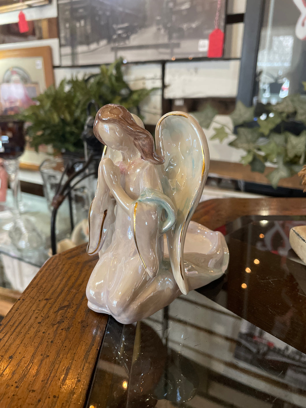 Kneeling Ceramic Angel