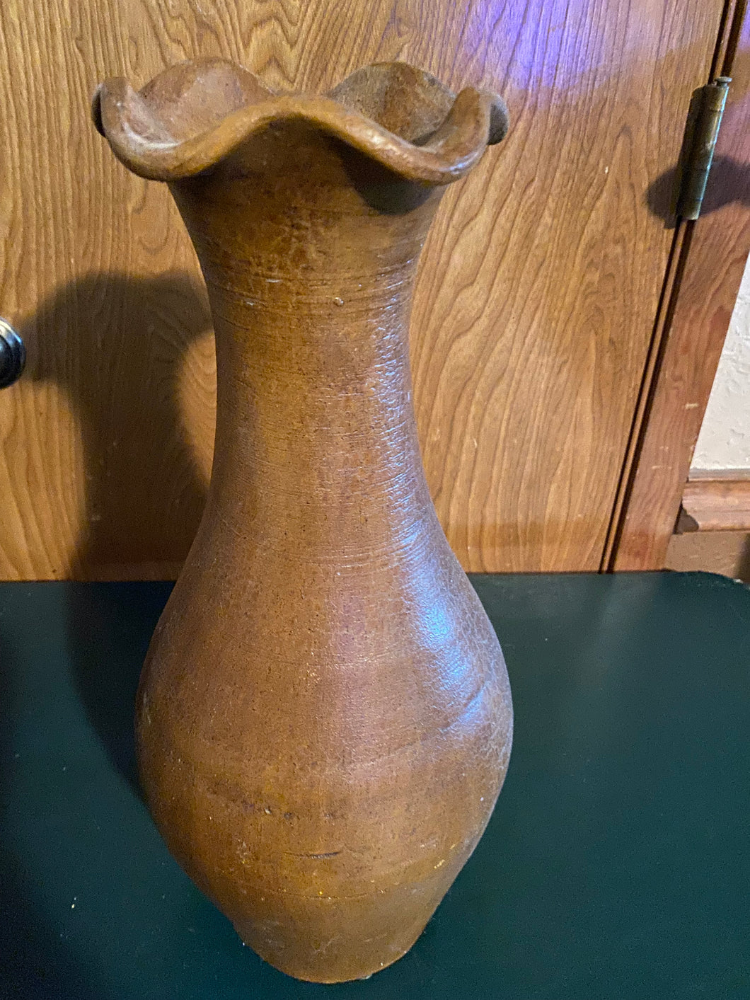 Brown Pottery Vase