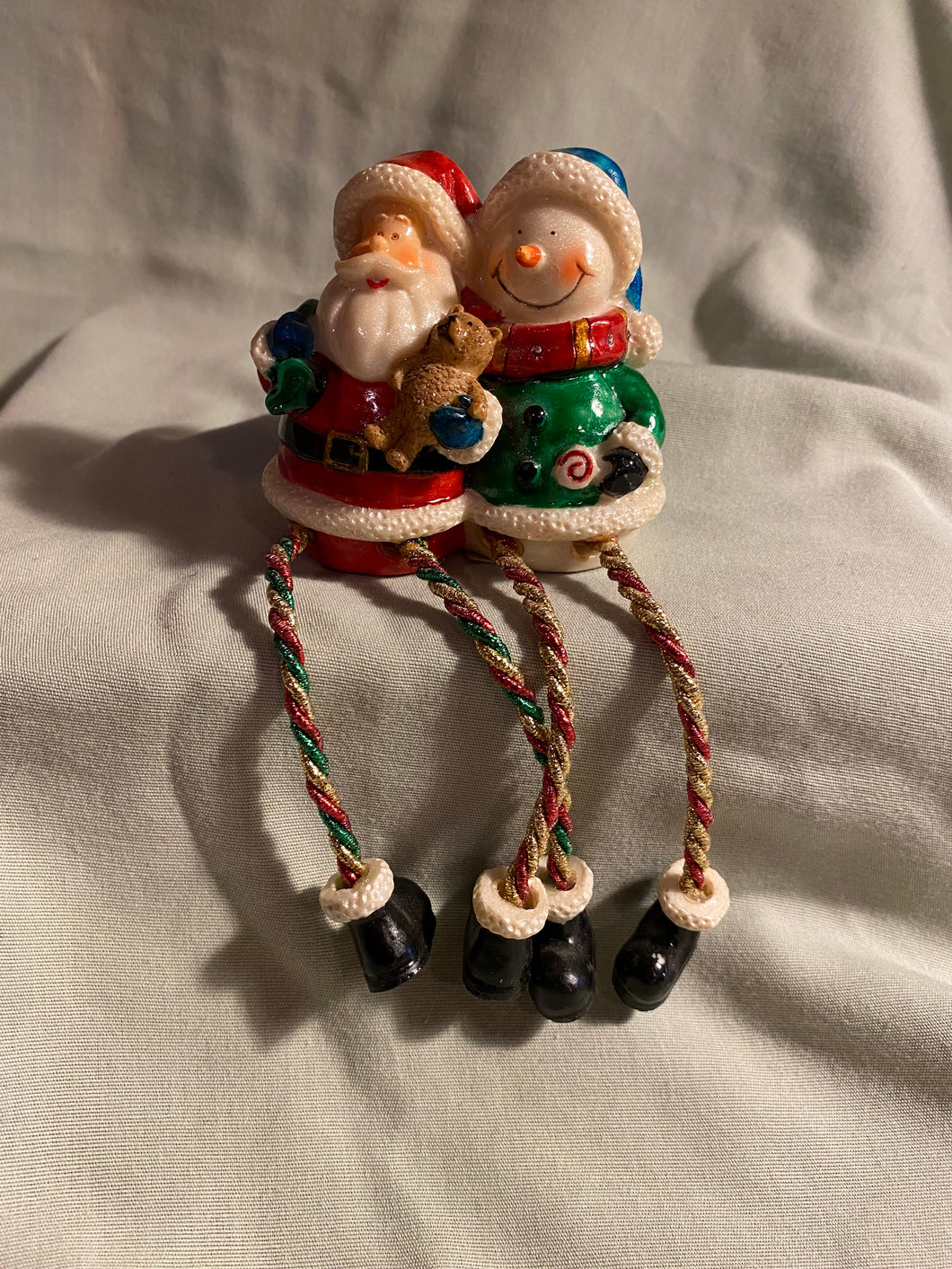 Santa & Snowman Shelf Sitter