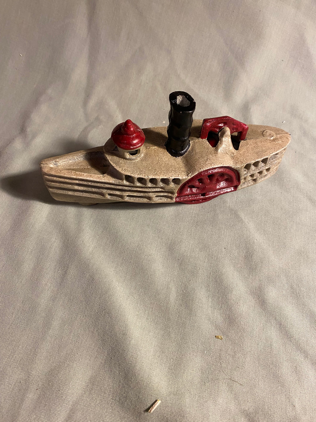 Cast Iron Toy Steamboat