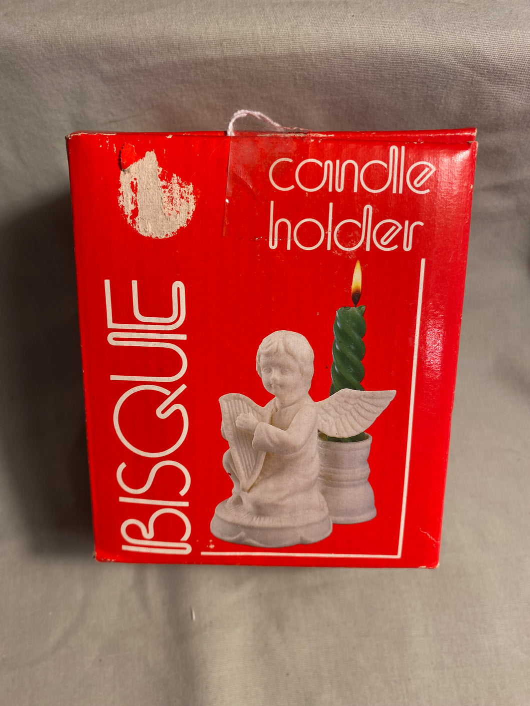 White Angel Candle Holder