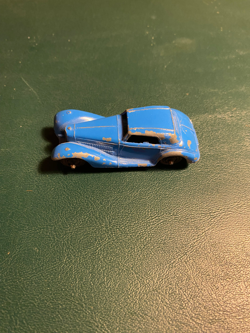 Blue Tootsie Toy Mercedes