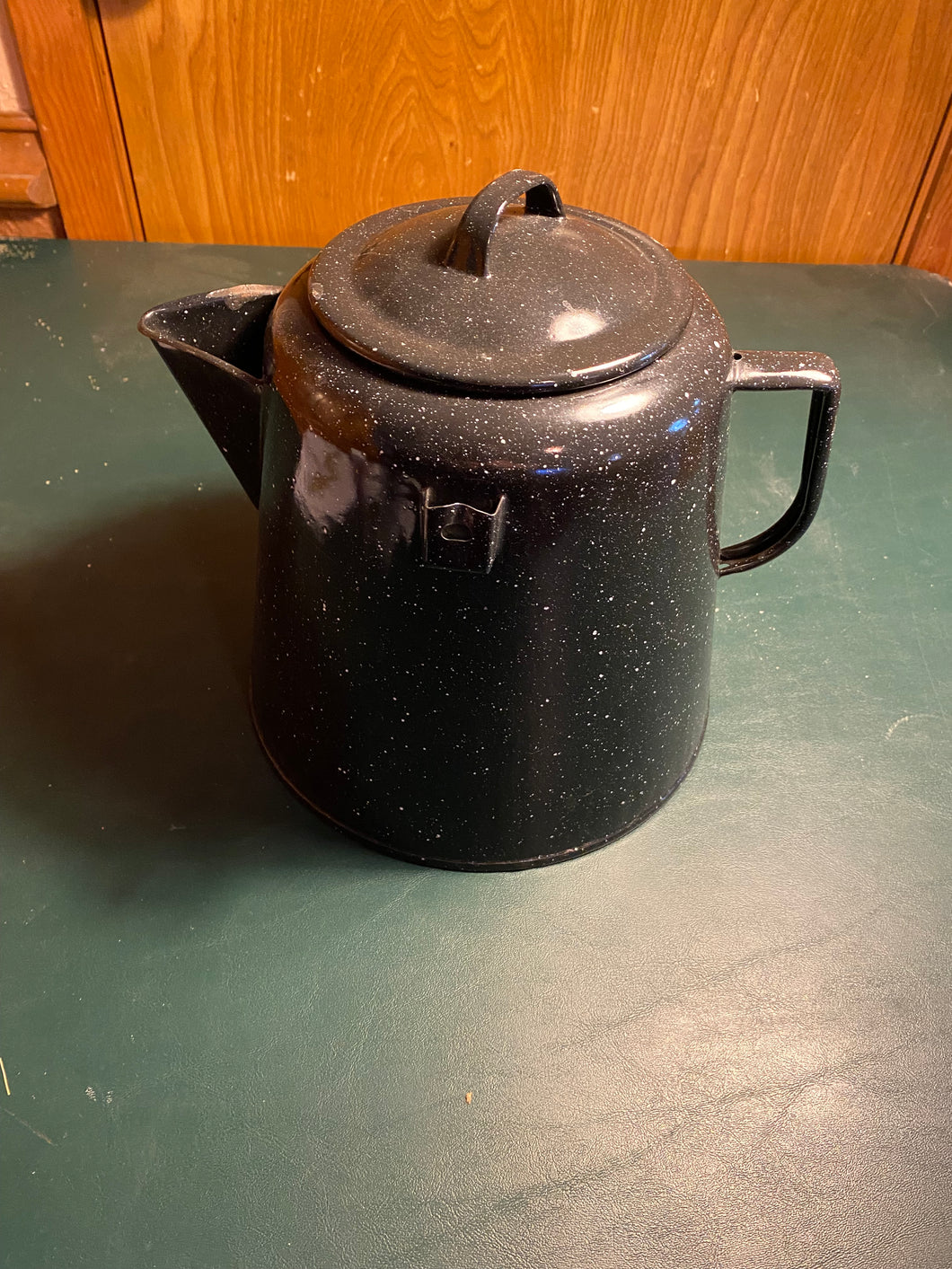 Blue Granite Coffee Pot