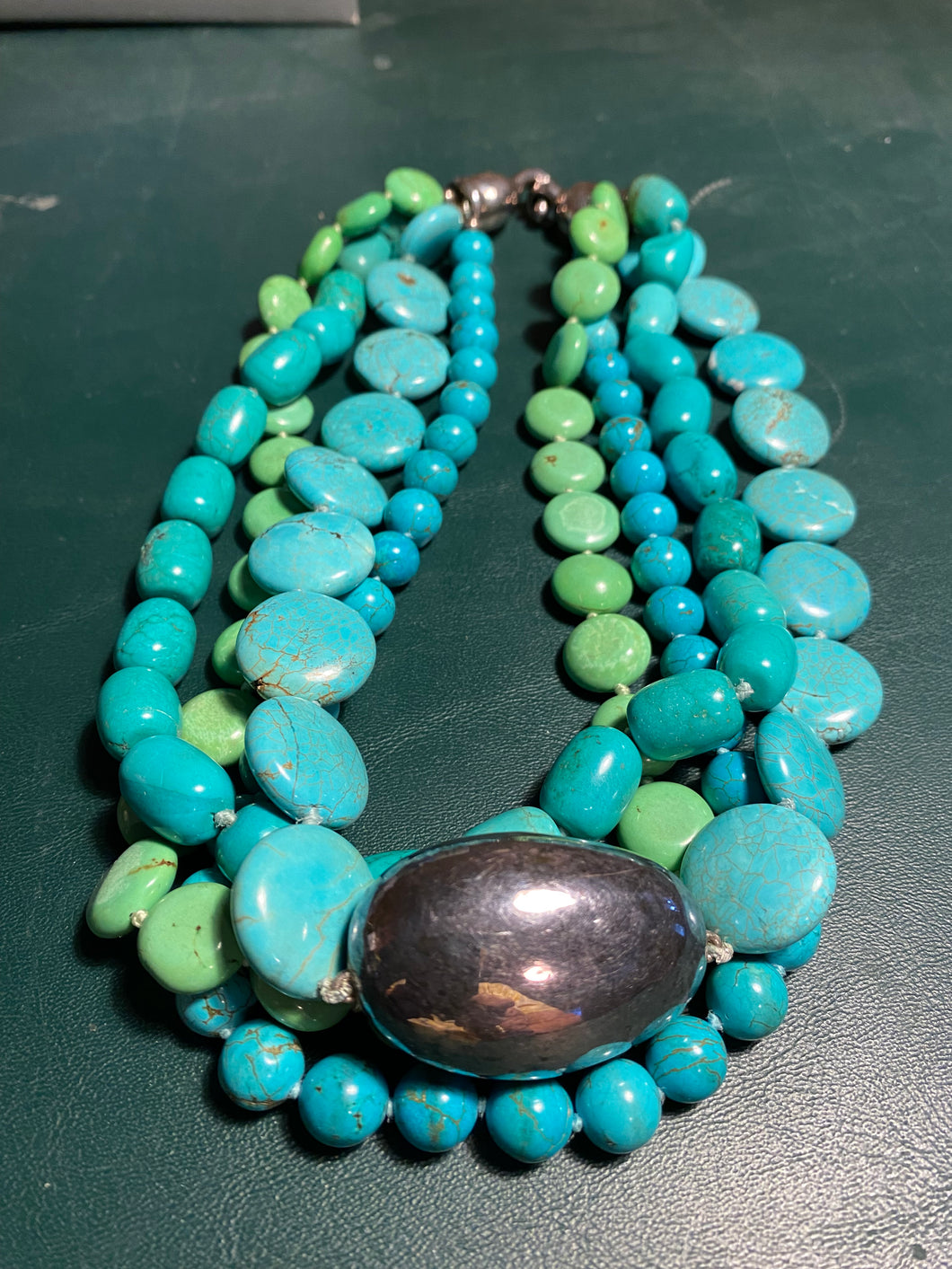 4 Strand Turquoise Necklace