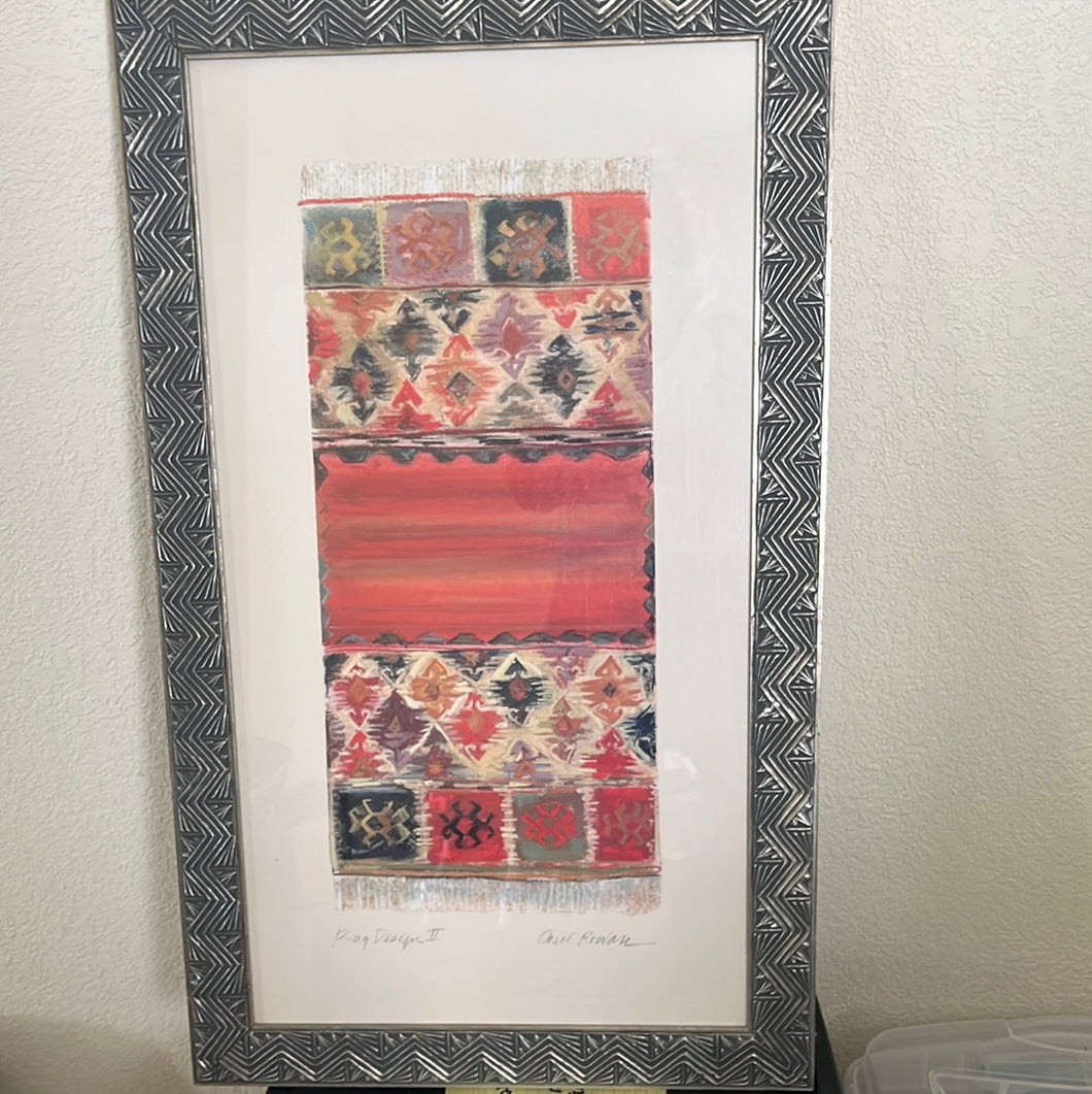 Carol Rowan Rug Design II Framed Art Print