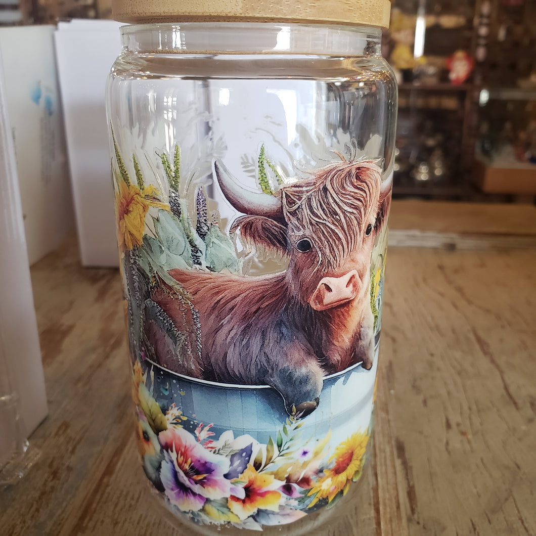 16 oz Glass Tumbler