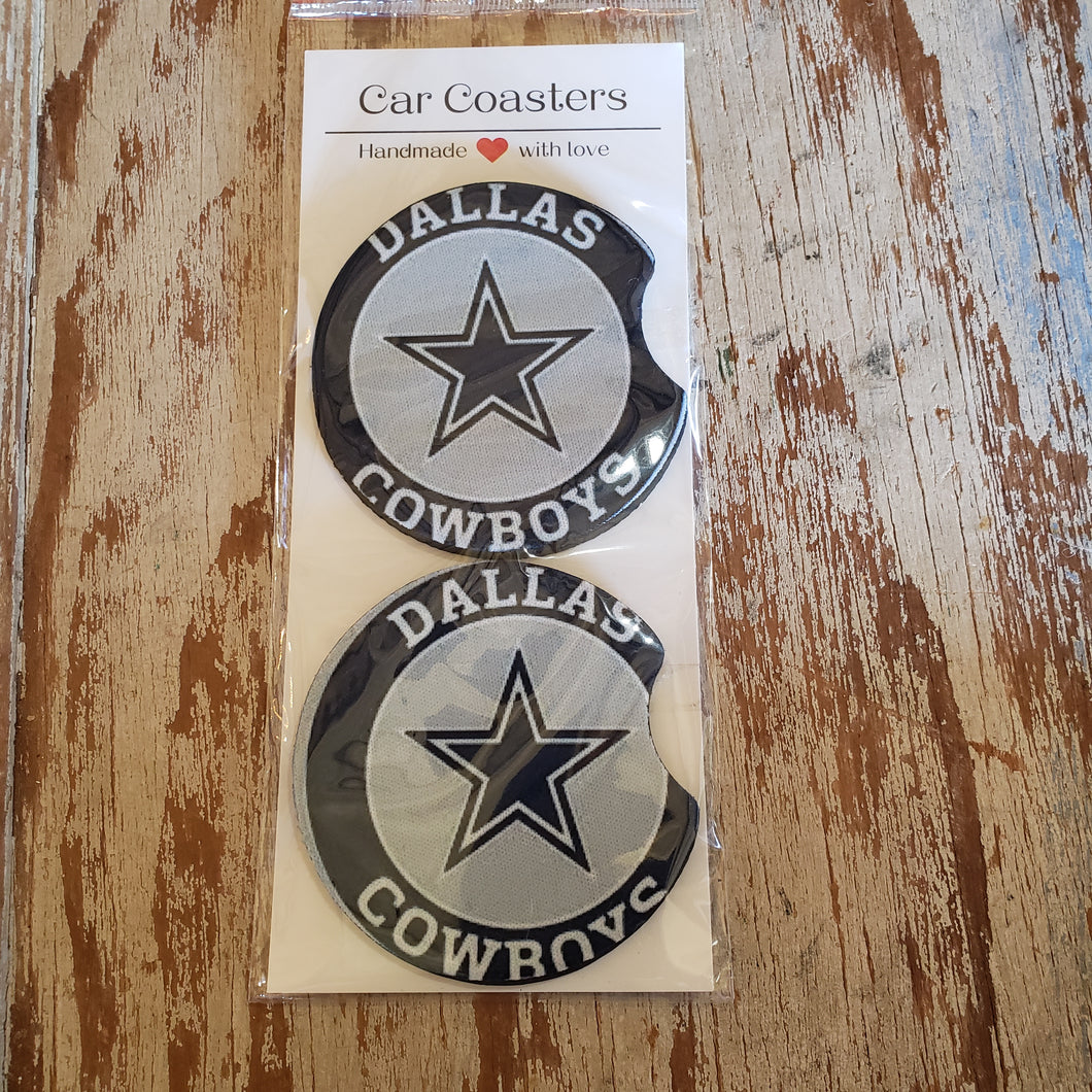 Dallas cowboy car coasters